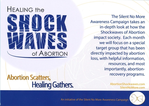 Picture of Healing the Shockwaves of Abortion Postcard